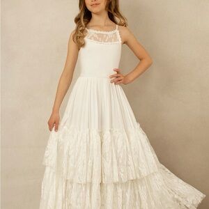 Joyfolie Catrin Cream Girls Dress Size 12